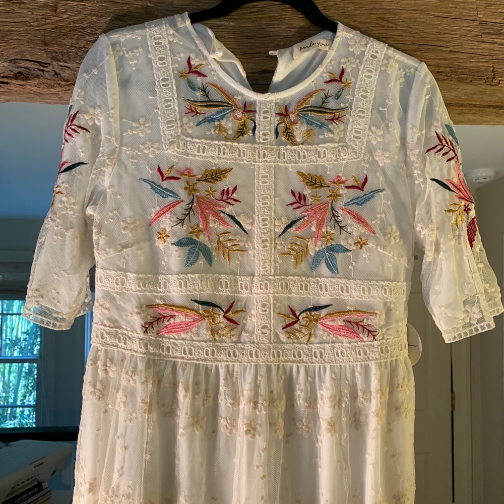 Roolee Naomi Embroidered Dress